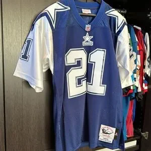 ★Mitchell & Ness Deion Sanders White Dallas Cowboys関税込★ Men's Mitchell & Ness Deion Sanders White Dallas Cowboys